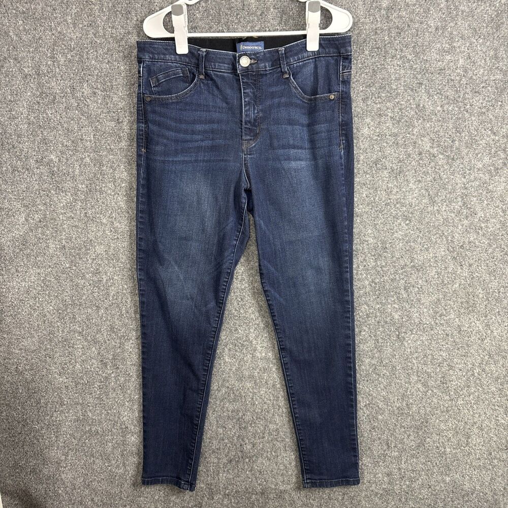 Democracy Jeans Womens Size 12 blue Skinny ankle Millennial Stretch